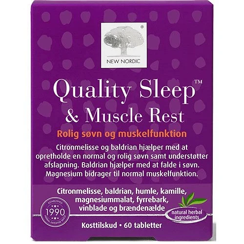 Quality Sleep & Muscle Rest 60 tabletter