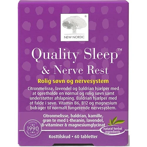 Quality Sleep & Nerve Rest 60 tabletter