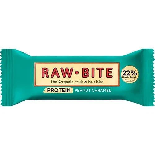 Rawbite Proteinbar Peanut Caramel Ø 50 g