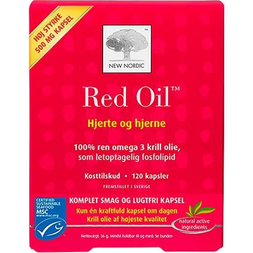 Red Oil Hjerte og Hjerne 120 kapsler