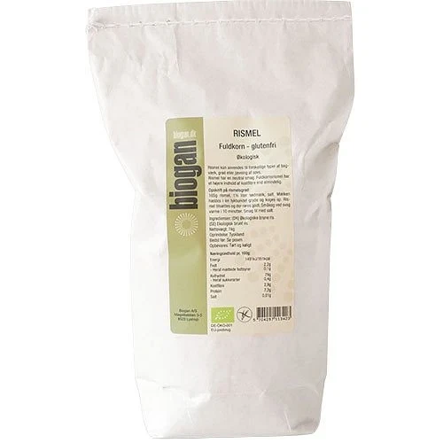 Rismel Fuldkorn glutenfri 1 kg økologisk