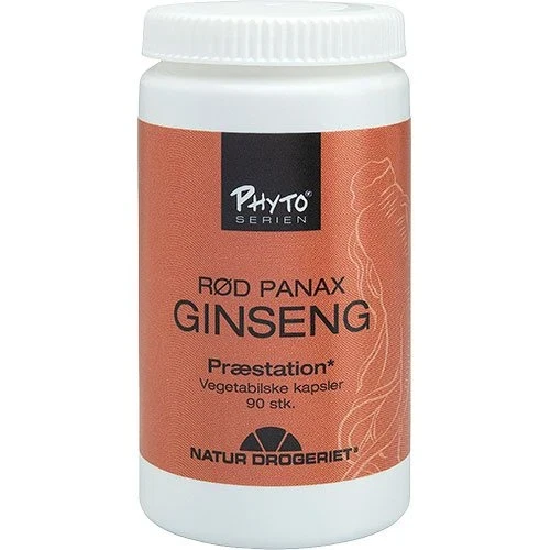 Panax Ginseng Rød 90 vegetabilske kapsler