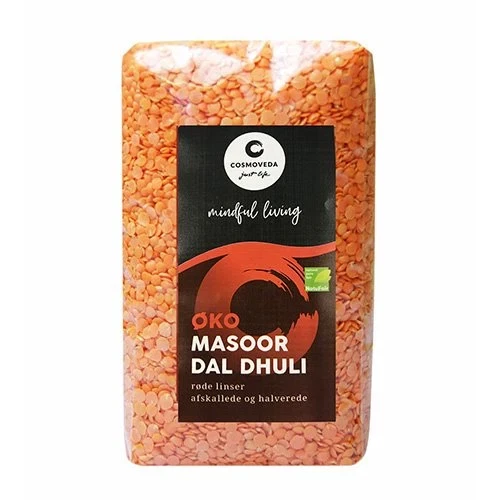 Røde linser (Masoor Dal) Ø 500 g