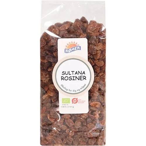 Rosiner lyse Sultana Ø