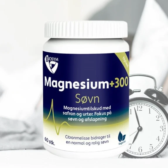 Magnesium+300 Søvn 60 kaps.
