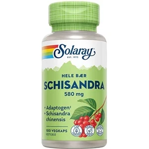 Schisandra 580 mg Solaray 100 vegetabilske kapsler