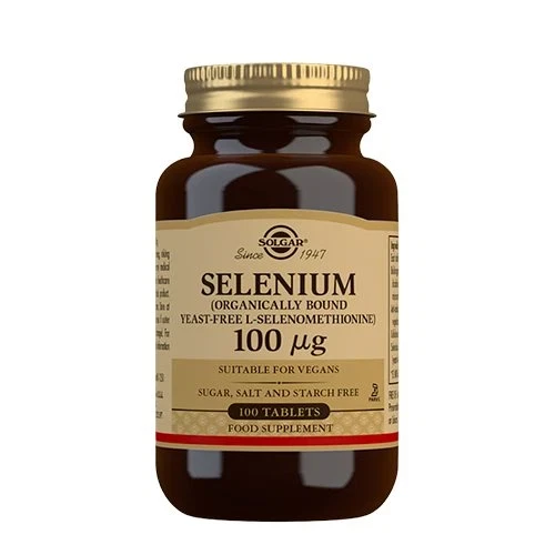 Selenium 100 mcg Solgar 100 tabletter