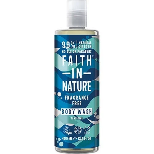 Body Wash Sensitive Fragrance Free Faith in Nature 400 ml
