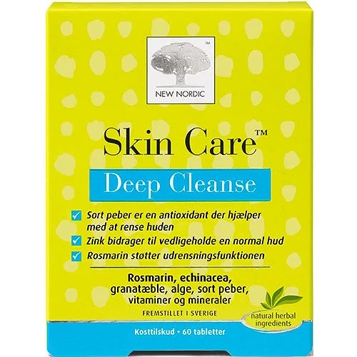 Skin Care Deep Cleanse 60 tabletter