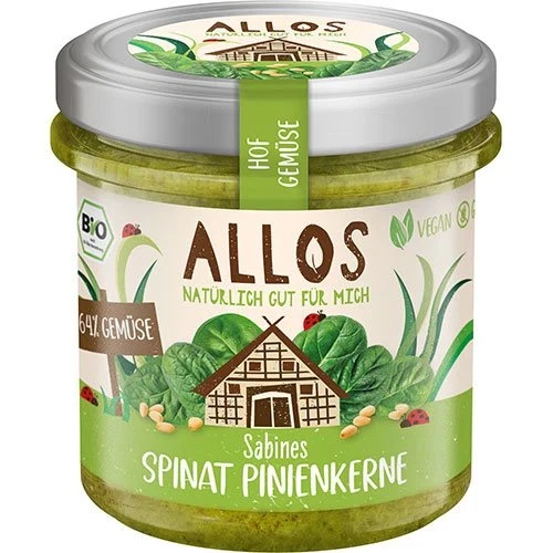 Smørepålæg Spinat og Pinjekerner Ø Farm Vegetables 135 g