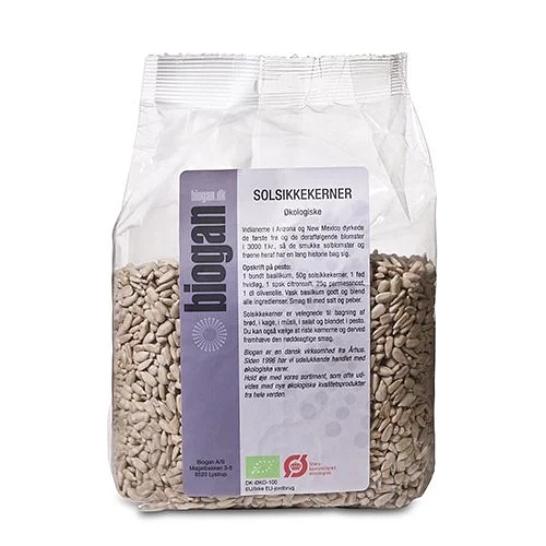 Solsikkekerner Biogan 500 g økologisk