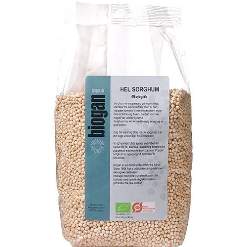 Sorghum Hel Biogan 500 g økologisk