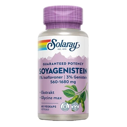 SoyaGenistein Ekstrakt Solaray 60 vegetabilske kapsler
