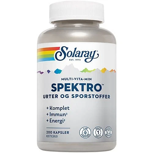 Spektro Multi-Vita-Min Solaray 200 kapsler