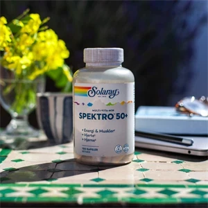 Spektro 50+ Multi-Vita-Min Solaray 100 kapsler