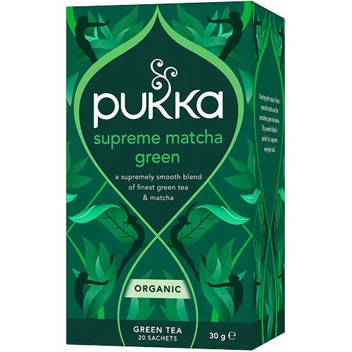 Supreme Matcha Green Fairtrade Pukka 20 breve økologisk