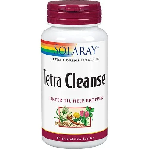 TetraCleanse Solaray 60 vegetabilske kapsler