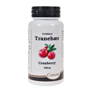 Tranebær Cranberry 450 mg Camette 90 kapsler