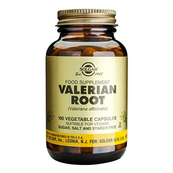 Valerian Root Solgar 100 vegetabilske kapsler