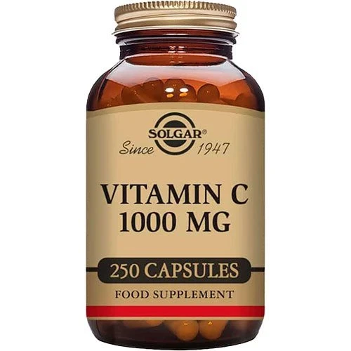 Vitamin C 1000 mg Solgar 250 vegetabilske kapsler