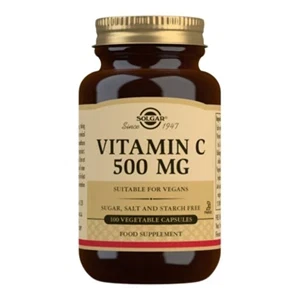 Vitamin C 500 mg Solgar 100 vegetabilske kapsler