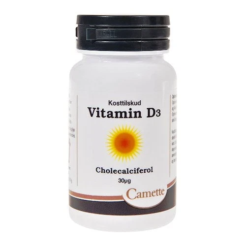 Vitamin D3 30 mcg Camette 180 tabletter