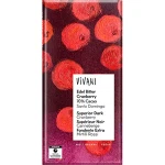 Vivani mørk chokolade med tranebærstykker 70% Ø