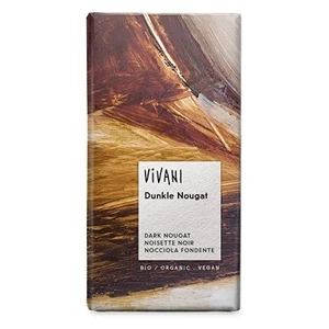 Nougat Mørk Vivani 100 g økologisk
